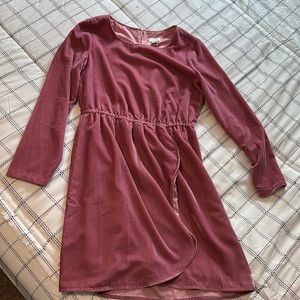 J Crew Velvet Wrap Dress